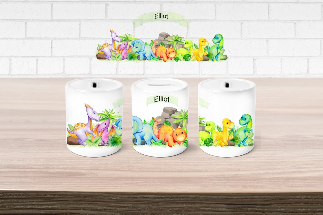 Personalised Dinosaur Money Box Dinosaur Moneybox Etsy UK