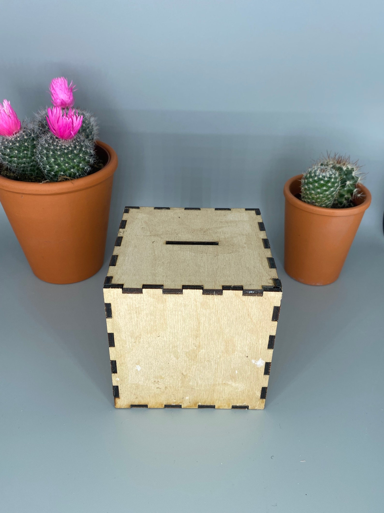Personalised money box Wooden money box Kids Craft Project Etsy