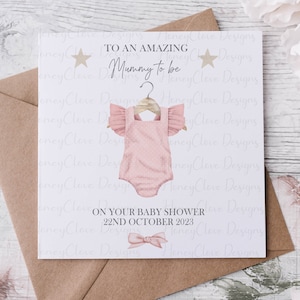 Tarjeta de felicitación de niña, Primer cumpleaños de niña, Primer cumpleaños, Cumpleaños de niño pequeño, Regalo de nuevo bebé, Nieta, sobrina, Baby shower