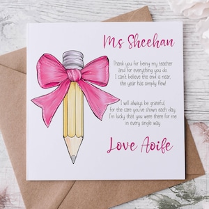 Tarjeta para el maestro, tarjeta de fin de curso, la mejor tarjeta de SNA del mundo, agradecimiento al asistente técnico, maestra de guardería, agradecimiento, reconocimiento de SNA, regalo para maestra de primaria
