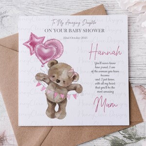 Schwangerschaftsglückwünsche, Mummy & Daddy To Be Card, neue Eltern zu sein, Erwartet ein Baby, Babyparty, Babymitteilung, Baby enthüllen