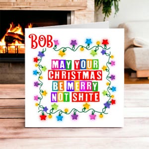 Rude Christmas Karte, lustige Weihnachtskarte, fluchende Weihnachtskarte, Weihnachtsstimmung, Karte für Sie, Karte für Ihn, Karte für Ihn,