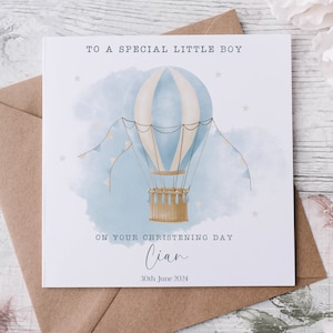 Tarjeta de bautizo, Tarjeta de felicitación personalizada para bautizo, Tarjeta para ahijado, Tarjeta para ceremonia de nombramiento, Madrina, Padrino, Bautizo de niña/niño