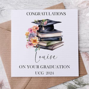 Enkelin Abschlusskarte | Graduierung Gruß-Karte | Studenten-Karte | Tochter Abschlusskarte | Feier-Karte | Graduation2025 Karte