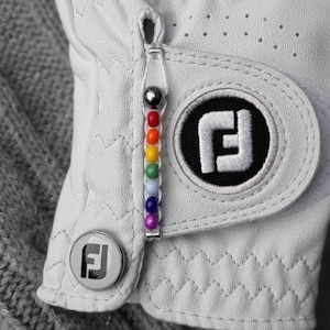 Count-a-Round |WORLDWIDE customers | Beaded Golf Score Counter | Glove Accessory, Tournament Gift, Easy Slide | Handmade by Corine Sorge