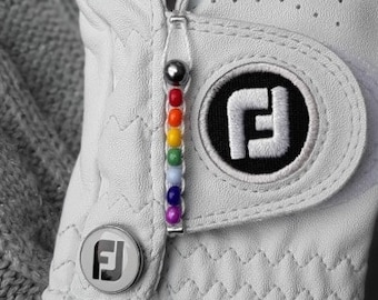 Count-a-Round |WORLDWIDE customers | Beaded Golf Score Counter | Glove Accessory, Tournament Gift, Easy Slide | Handmade by Corine Sorge