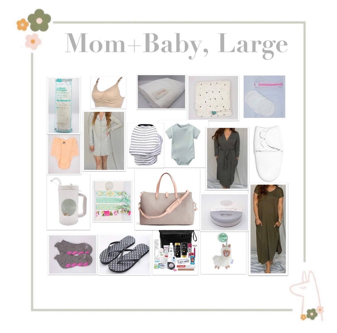 PrePacked Hospital Maternity Bag Large MomBaby Bundle Etsy