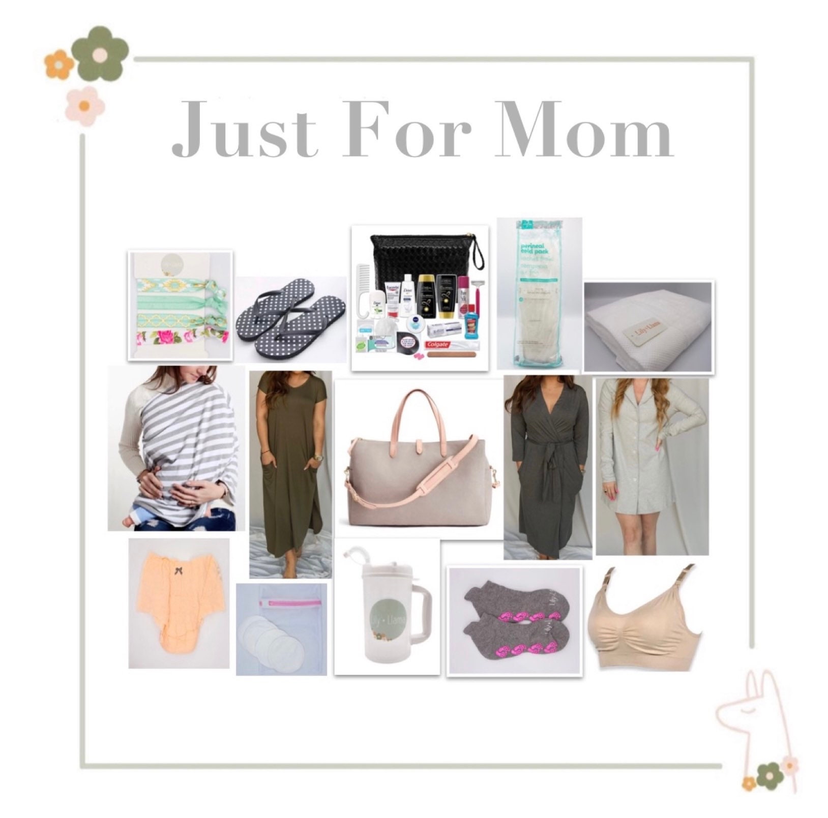 PrePacked Hospital Maternity Bag Just for Mom Bundle Etsy