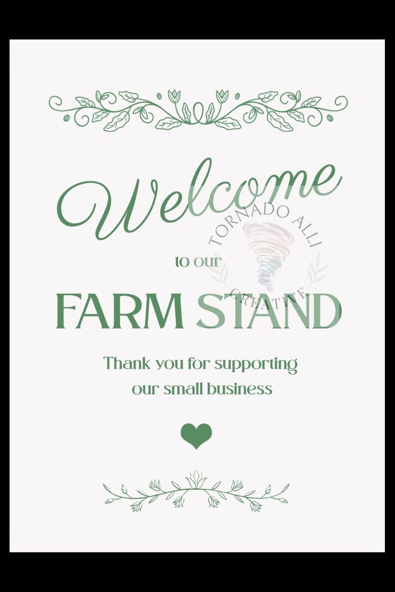 Farm Stand Starter Kit | 20 Editable Canva Templates | Farmers Market ...