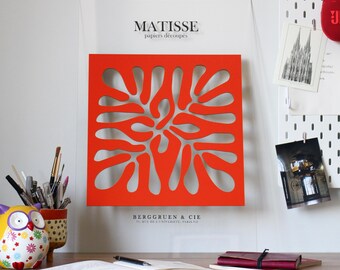 Matisse, regalo de arte único, arte mural rojo