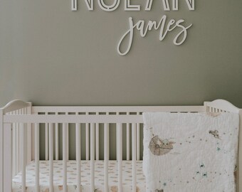 Freestanding Wooden Nursery Sign