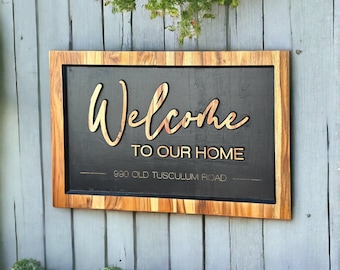 Custom Outdoor Welcome Sign