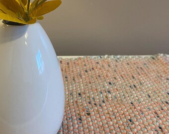 Powder Blue Runner Blue and Yellow Floral Runner. 12”x 42” Table Runner. Use on Buffet ...