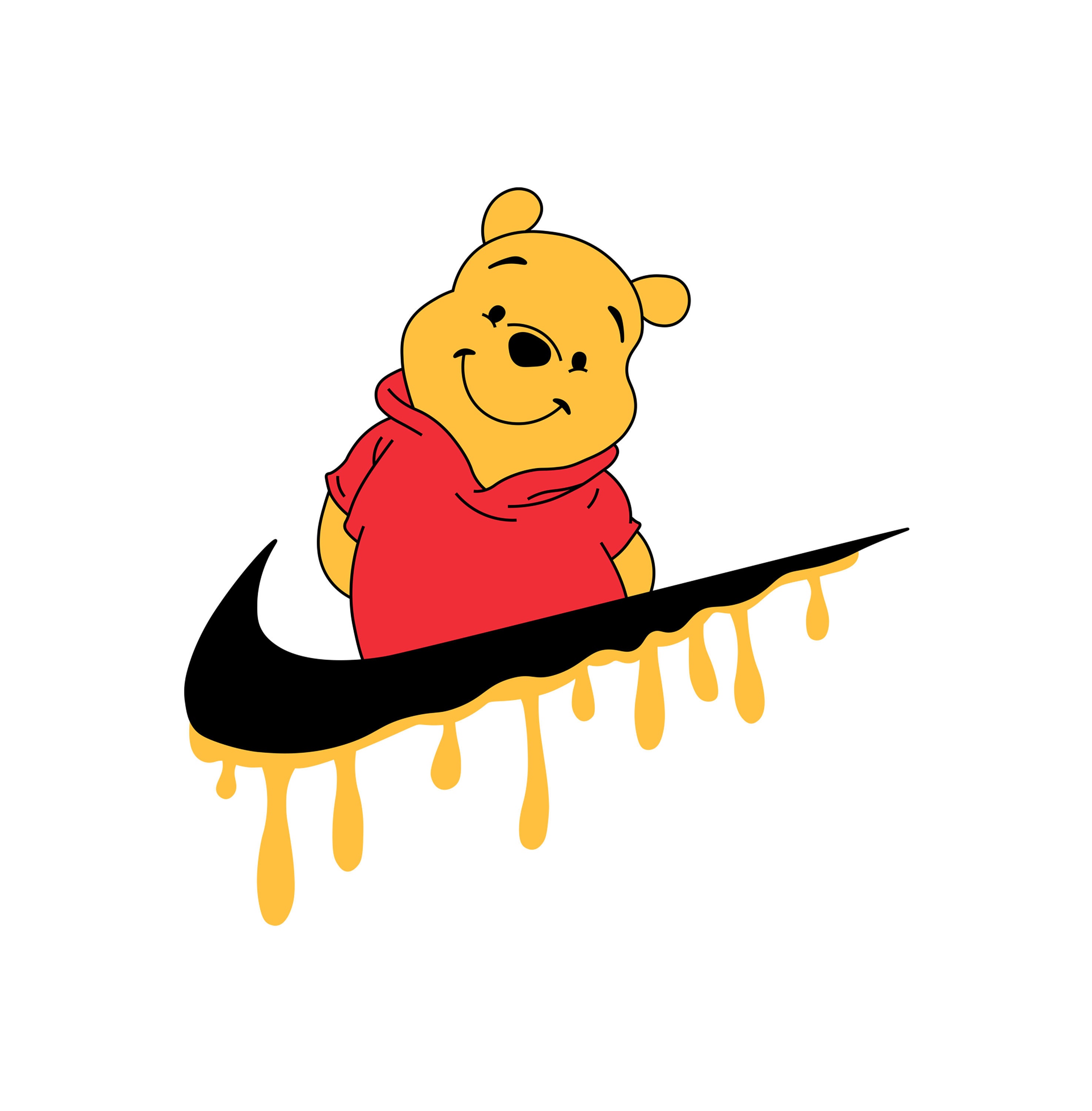 nike winnie the pooh crewneck