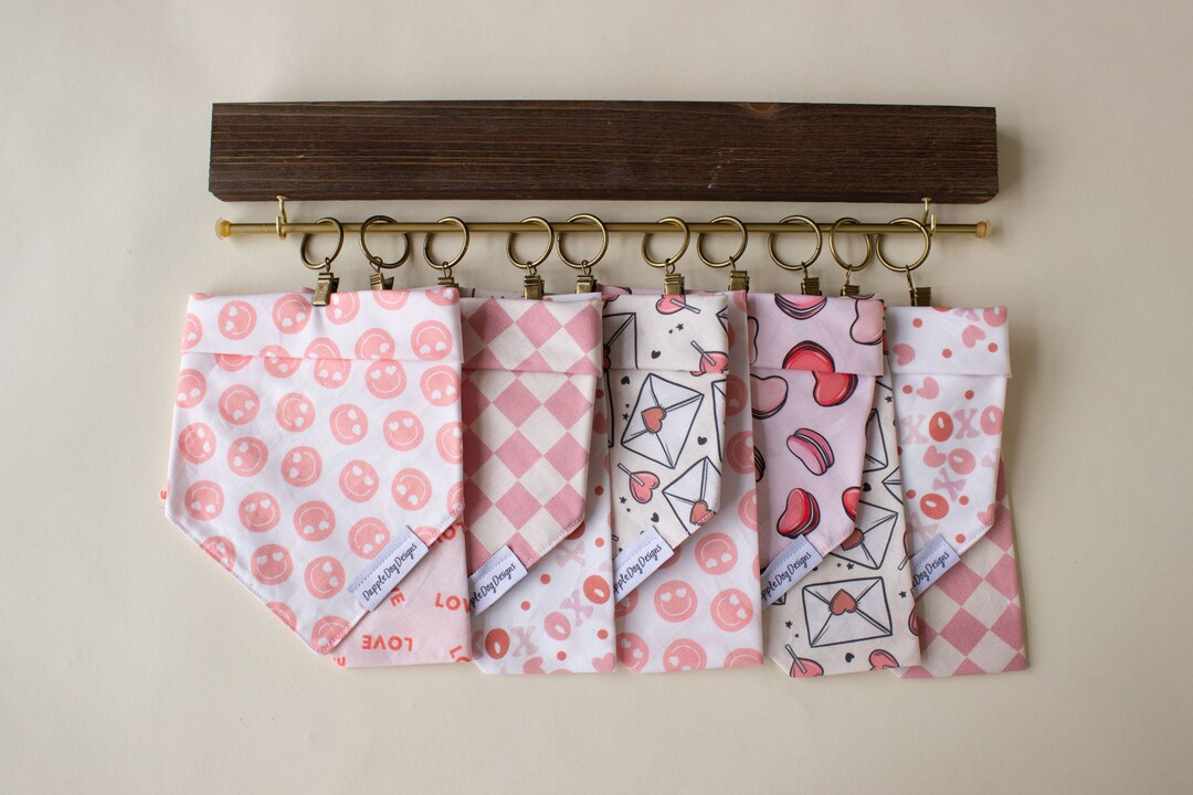 Bandana Hanger Dog Bandana Organizer Dog Bandana Storage Etsy