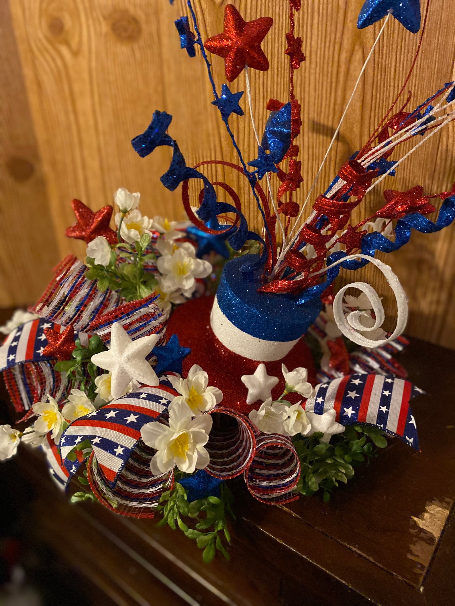 Patriotic centerpiece Etsy