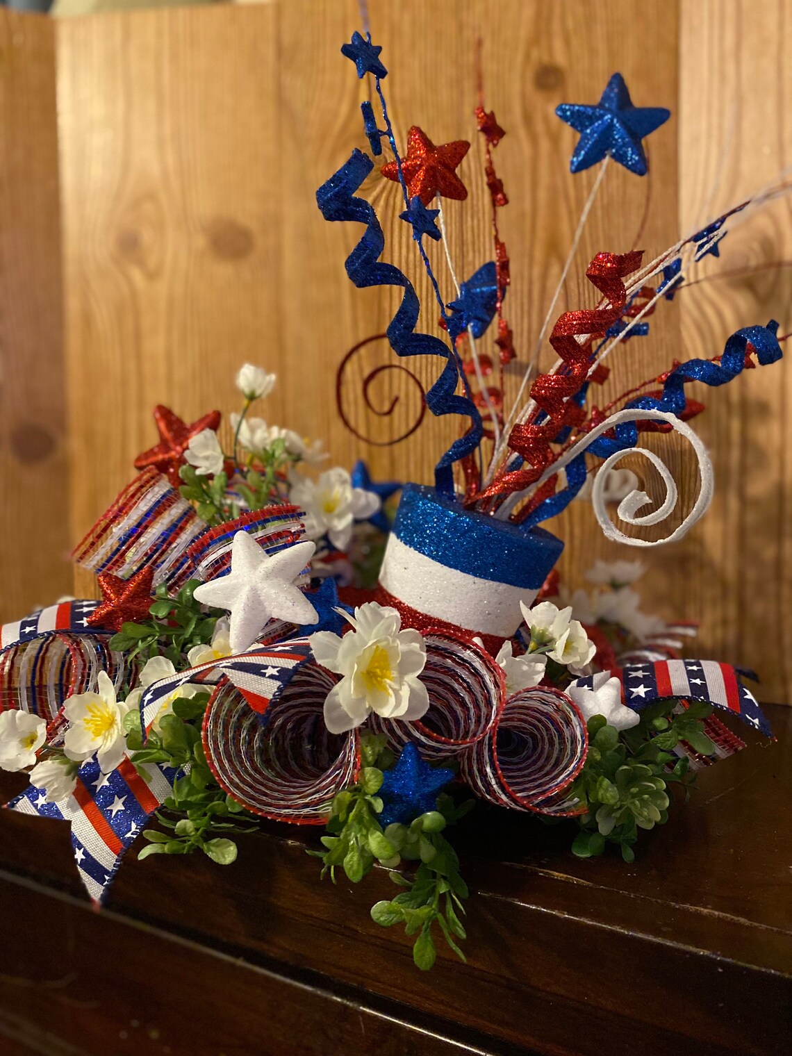 Patriotic centerpiece Etsy