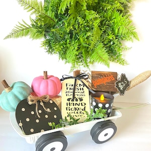Fall Decorations | Pumpkin Wagon | Table center piece | Porch Decoration | Fireplace Front Decorations