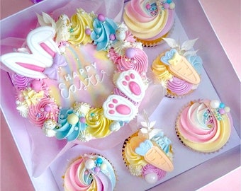 Bento Cake & Cupcake Boxes: Clear Lid, Holiday Packaging, 5 Sets