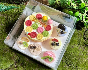 Clear Bento Cake & Cupcake Boxes: Food Grade, 10 Sets (10x10x6)
