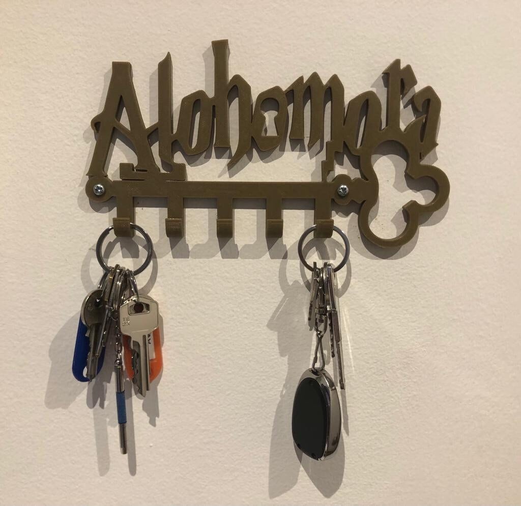 Original Alohomora key hanger | Harry Potter decor | 3D printed gift