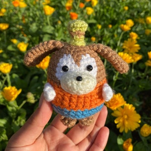 Goofy crochet doll (amigurumi)