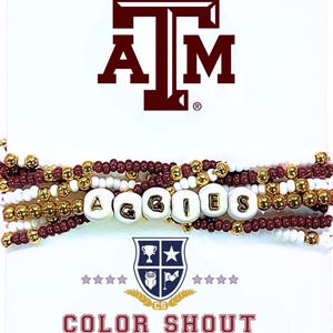 Texas A&M University: Lucky 7 Stack Bracelet Set