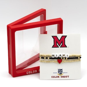 I Love Miami of Ohio Bracelet Stack