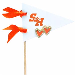 Pendientes de corazón: Universidad Estatal Sam Houston