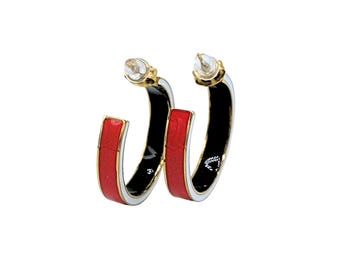 College Gameday 50/50 hoops earrings: NCST
