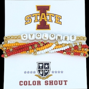 Iowa State University: Lucky 7 Stack Bracelet Set