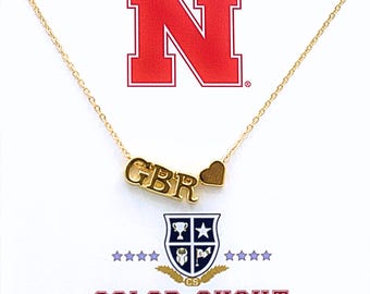 Collar de oro LOVE Nebraska
