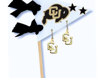 Juego de pendientes con banderines: Colorado