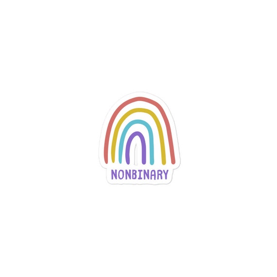 Rainbow Nonbinary Sticker