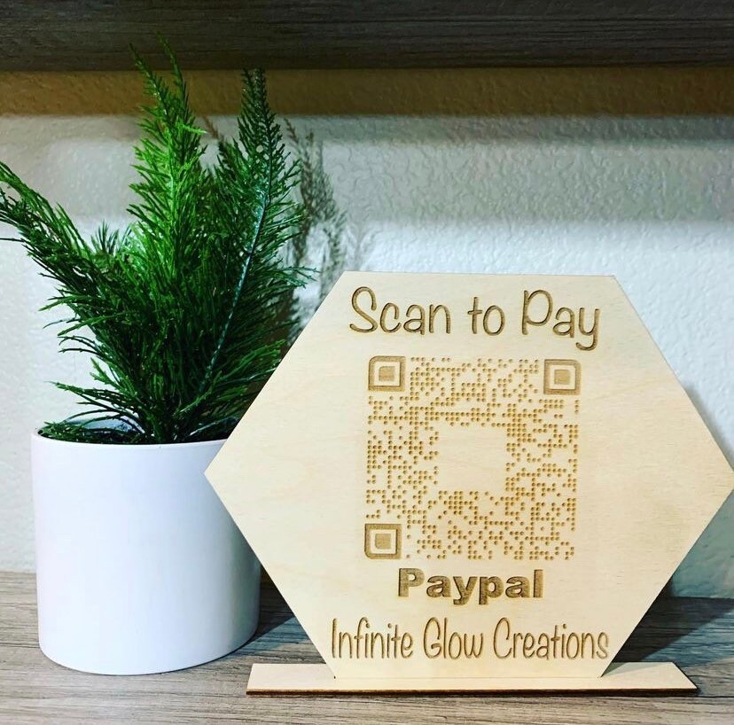 QR code stand Etsy