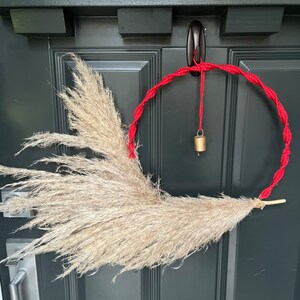 Pampas macrame wreath