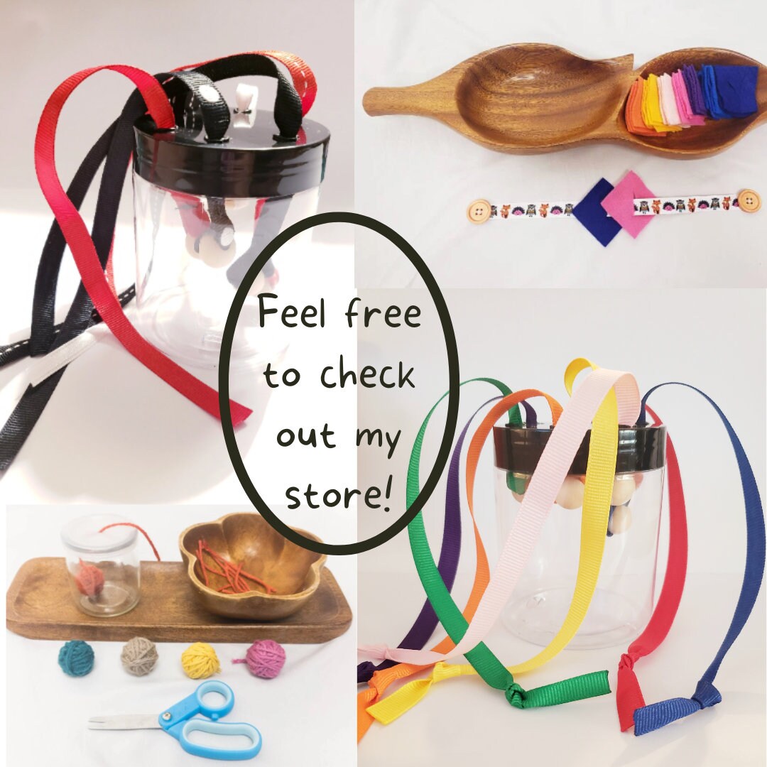 Felt Buttoning Montessori Inspired Game, Buttoning Activity, Practical ...