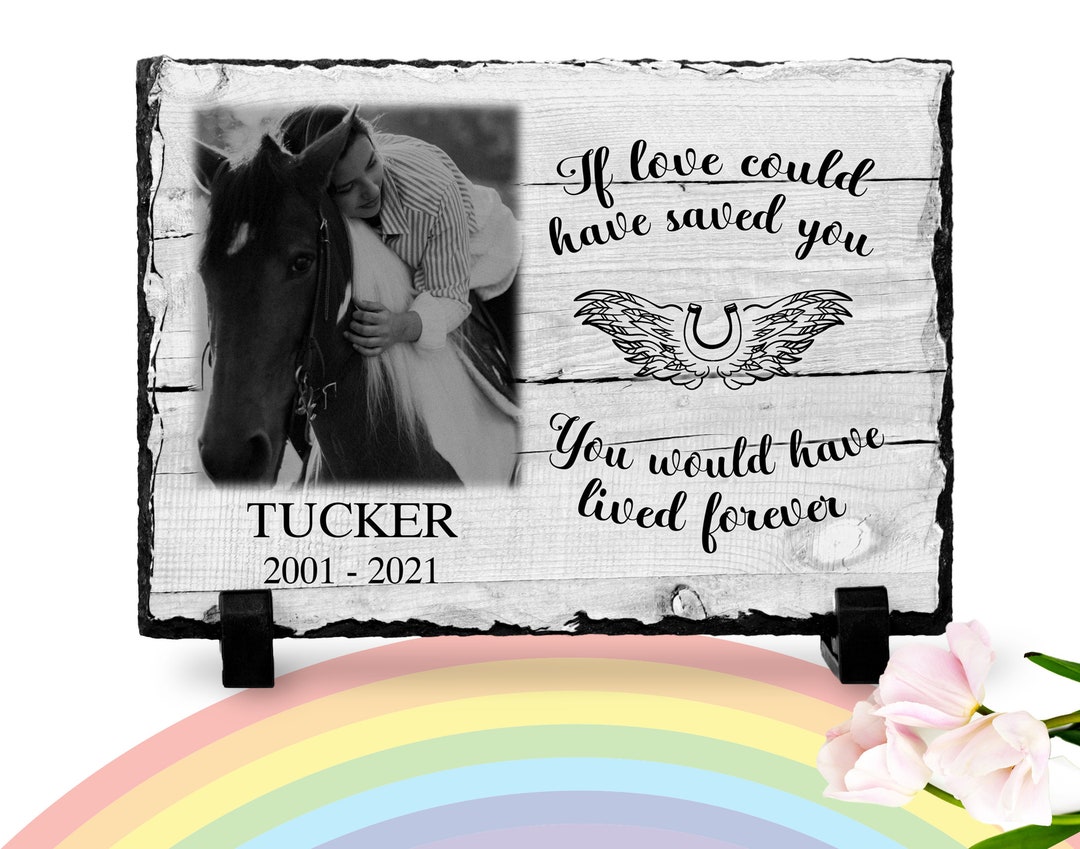Horse Keepsakes Horse Memorial Horse Loss Gift Personalized Horse Photo