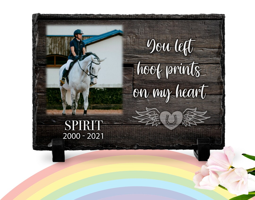 Horse Keepsakes Horse Memorial Horse Loss Gift Personalized Horse Photo