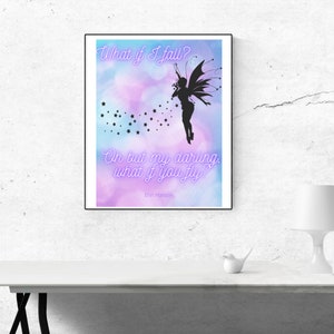 What if you fly? Printable poster download