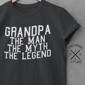 Grand-père T-shirt grand-père grand-père fête des pères papa mari drôle d'anniversaire de Noël pour lui Tee Top Shirt homme femme unisexe ados cadeau cadeau