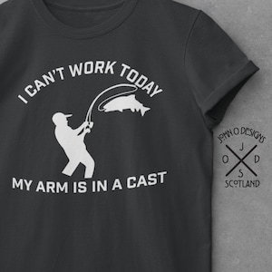 Fishing T-shirt Funny Fisherman angler angling Dad Grandad Fathers Day for him birthday Tee Top Shirt Mens Womans Teens Unisex Present gift