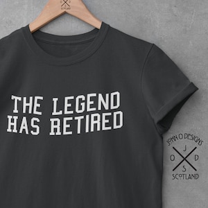 Retired T-shirt Funny Retirement Grandpa grandad grandmother dad  mum Happy for him for her Tee Top Shirt Mens Womans Unisex Present gift