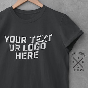 personalized t-shirt Custom Company Logo work wear uniform small business clothing bespoke Tee Top Shirt Mens Womans Unisex Present gift