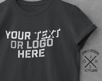 Personalized T-Shirt: Custom Logo Workwear, Unisex Tee