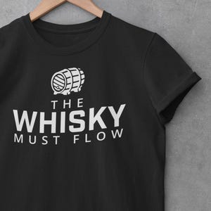 Whisky T-shirt Whiskey Scotland Scottish brewer collector lover drinker connoisseur Tee Shirt Top Mens Womans Teens Unisex Present gift
