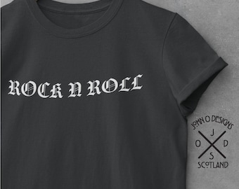 Rock-'n-roll-T-shirt: T-shirt vintage muziekliefhebber