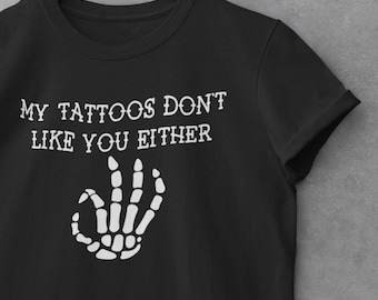 Tattooed person T-shirt Tattoo Art Ink Inked Lover Artist Apprentice Tattoos tatts Tee Shirt Top Mens Womans Teens Unisex Present gift