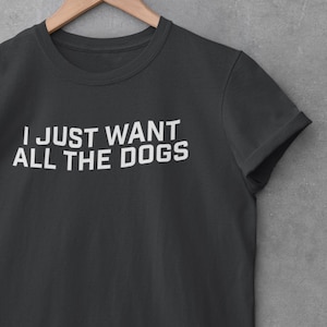 Dog shirt Dogs Lover Canine Walking doggie doggo Puppy print themed Tee Top Tshirt Mens Womans Teens Unisex Present gift
