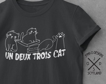 Maglietta divertente con gatto, per proprietari di gatti, amanti, appassionati, papà, mamma, nuova, carina, gattina, gattina, signora, uomo, pazzo, maglietta, top, uomo, donna, unisex, regalo
